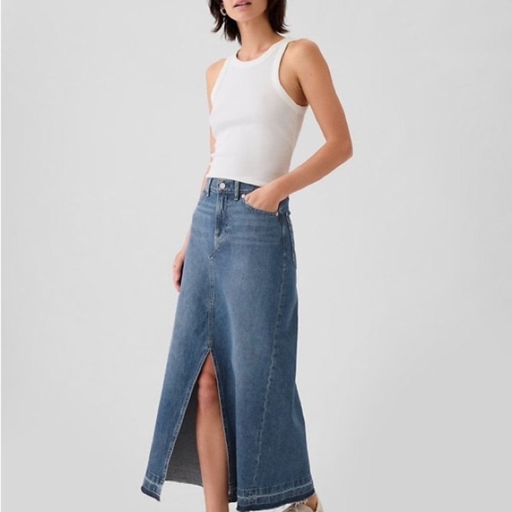 Maxi Denim Skirt
